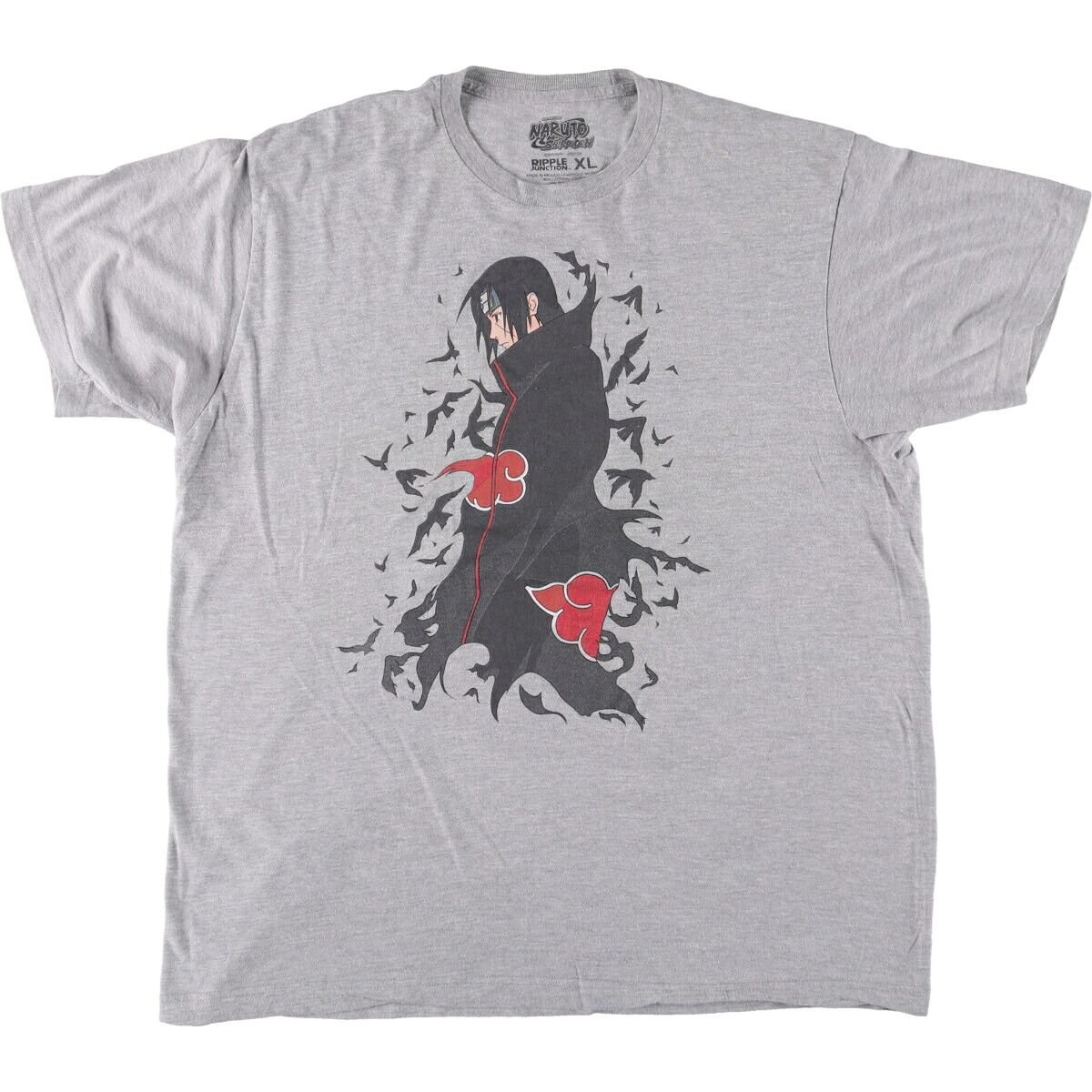 古着 RIPPLE JUNCTION NARUTO SHIPPUDEN ナルト疾風伝 うちはイタチ アニメ キャラクタープリントTシャツ メンズXL相当 /eaa563225 【中古】 【250702】 7,379円