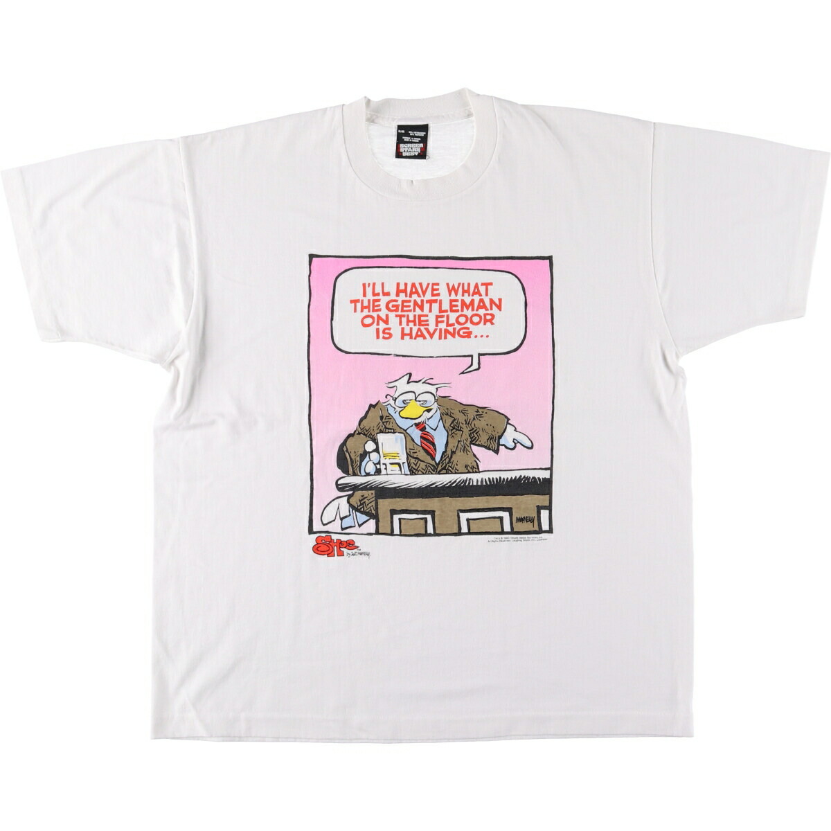 古着 90'S スクリーンスターズ SCREEN STARS プリントTシャツ メンズXL相当 ヴィンテージ /eaa563371 【中古】 【250709】 【SS2603_30】