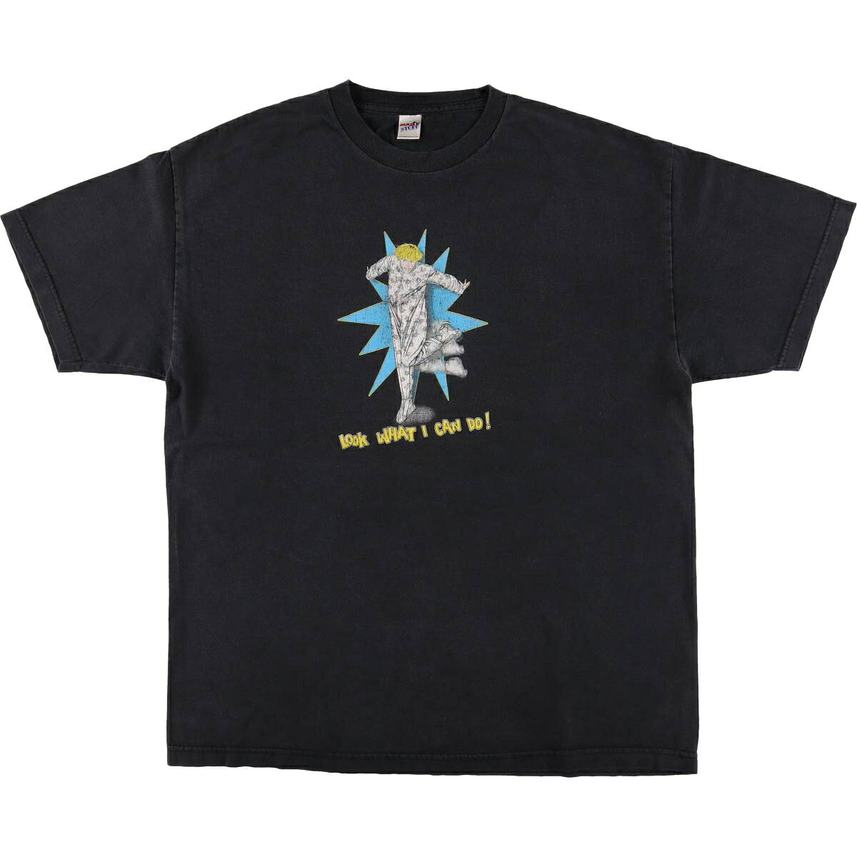 古着 MAD tv STUFF MAD tv マッドティーブイ STUART LARKIN スチュアートラーキン キャラクタープリントTシャツ メンズXL相当 ヴィンテージ /eaa563394 【中古】 【250705】