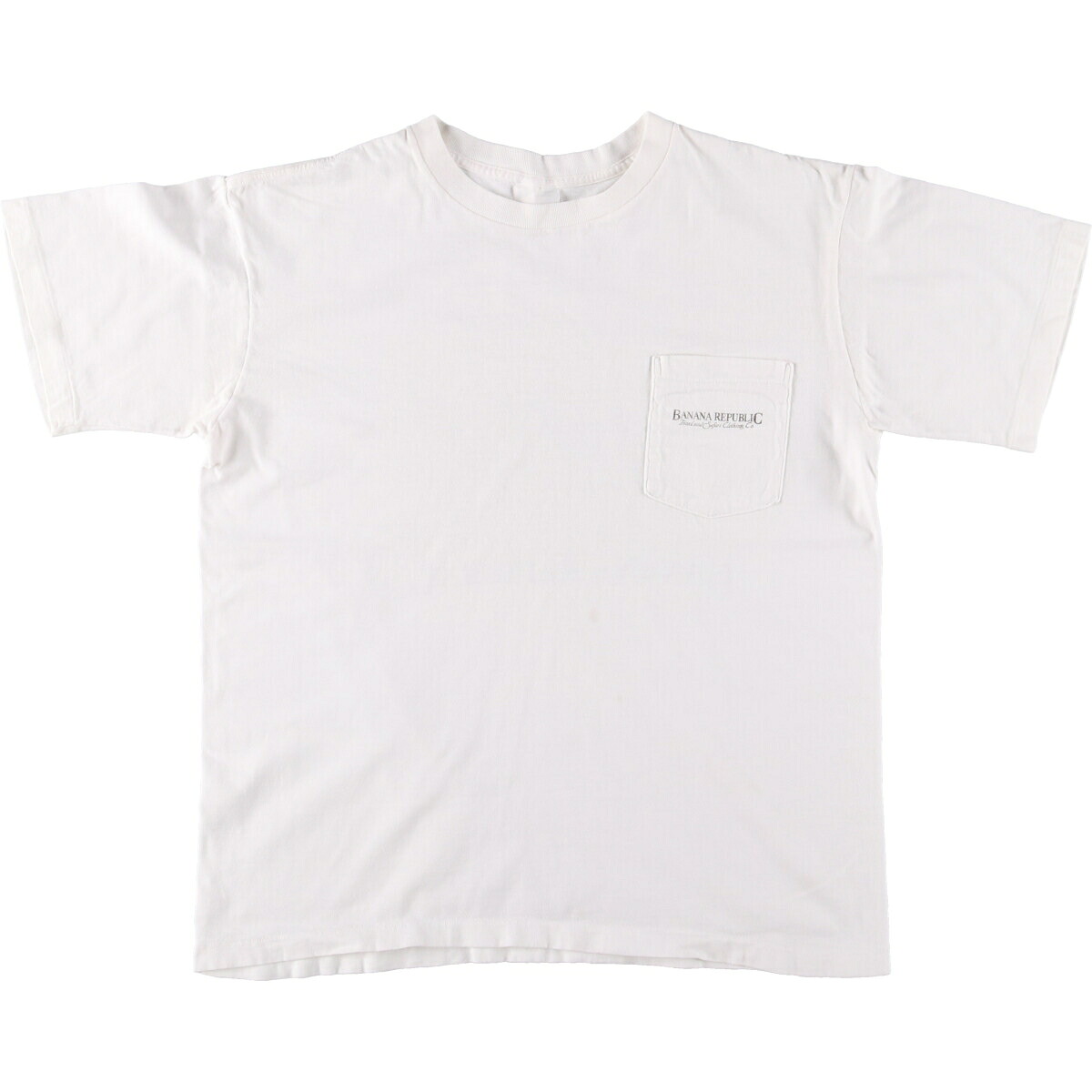 古着 90'S バナナリパブリック BANANA REPUBLIC アニマル柄 半袖 ロゴTシャツ メンズL相当 ヴィンテージ /eaa563688 【中古】 【250806】 【GR-SNS】
