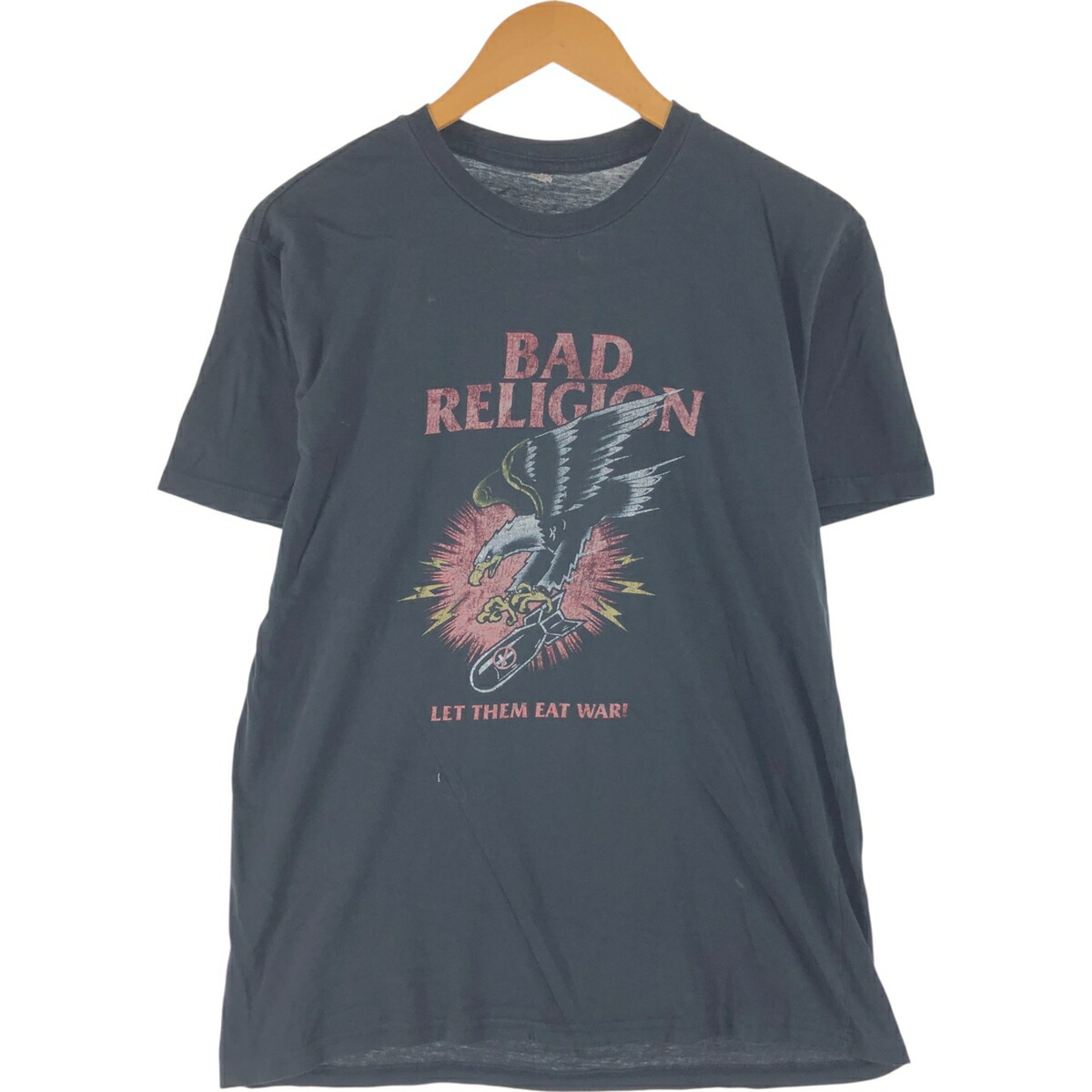 楽天市場】USA製 90s BAD RELIGION Message Print S/S Tee 黒 L バッド