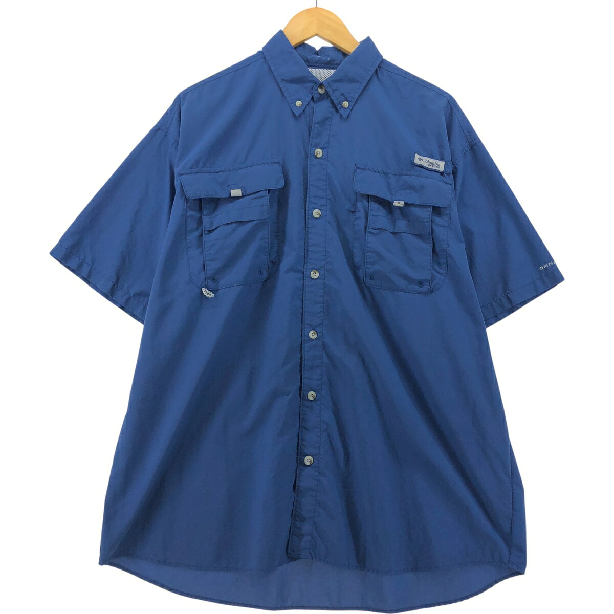 古着 コロンビア Columbia PFG OMNI-SHADE ボタンダウン 半袖 フィッシングシャツ メンズXL相当 /eaa564749 【中古】 【250706】