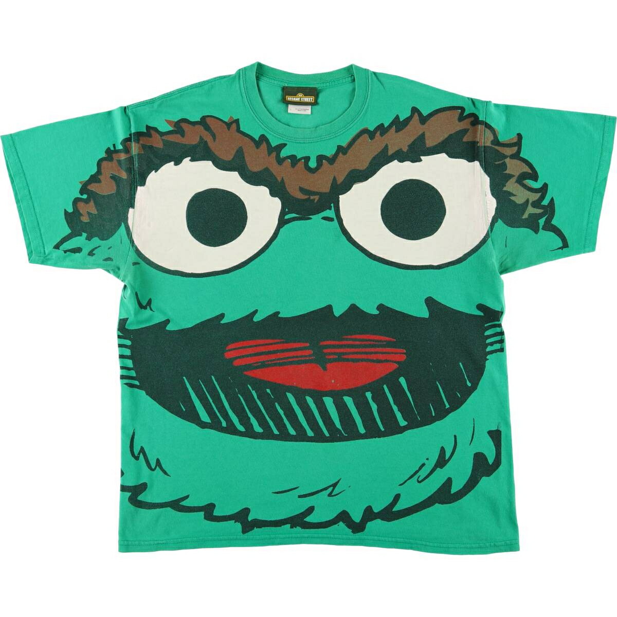 楽天市場】90s USA製 ☆ セサミストリート エルモ ビッグ プリント