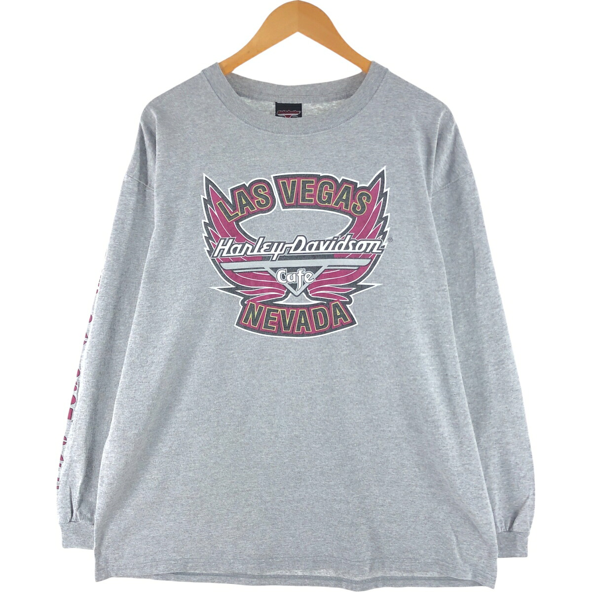 古着 ハーレーダビッドソン Harley-Davidson 鷲柄 イーグル柄 ロングTシャツ ロンT メンズXL相当 /eaa564848 【中古】 【250712】 【SS2603_30】
