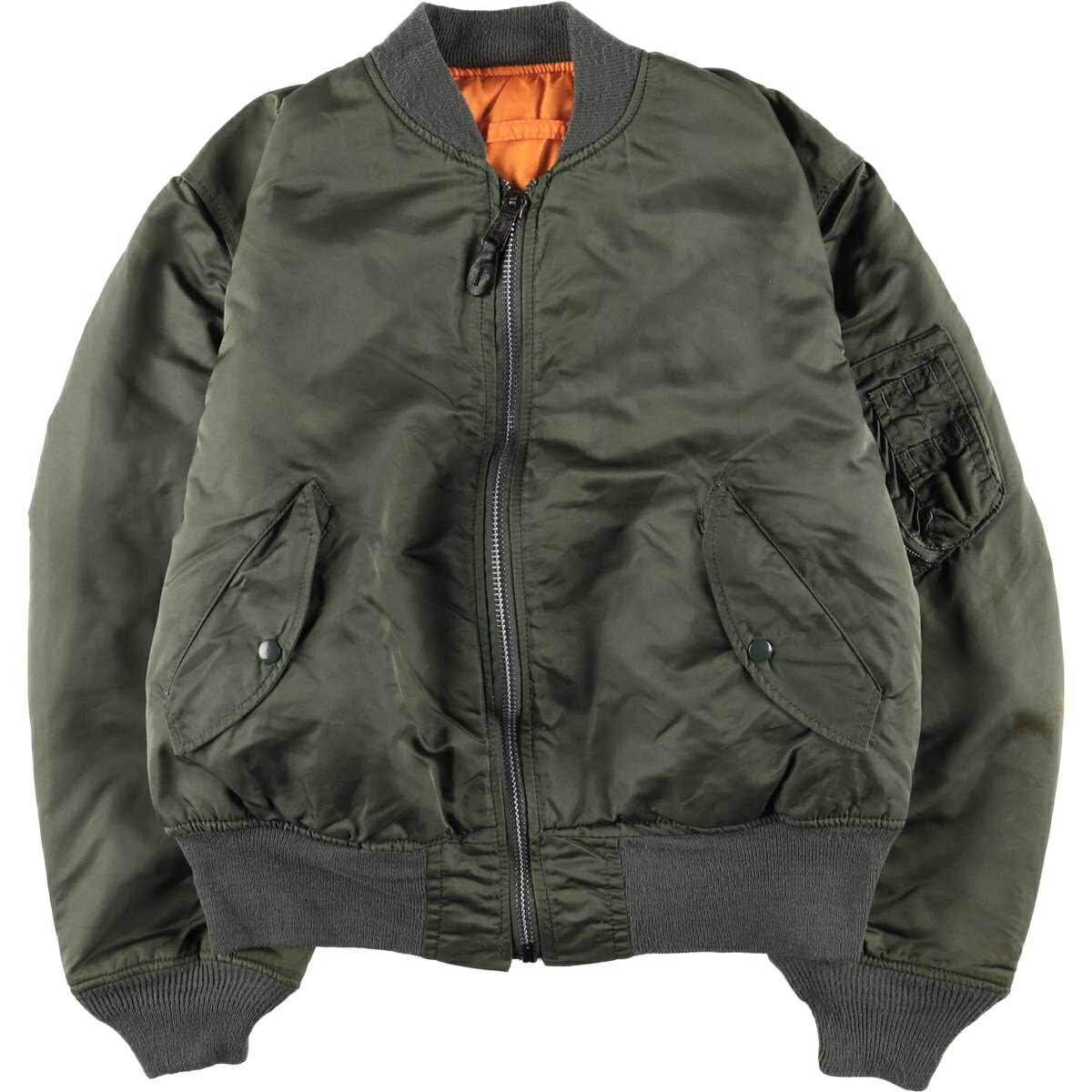 USMC 海兵隊 MA−1 フライトジャケット M相当 ビンテージ ヴィンテージ