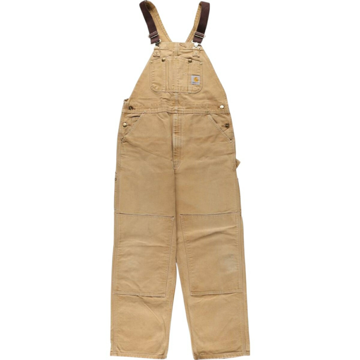 古着 カーハート Carhartt ダブルニー ダック オーバーオール メンズw37相当 /eaa565033 【中古】 【250707】 【SS2603_10】