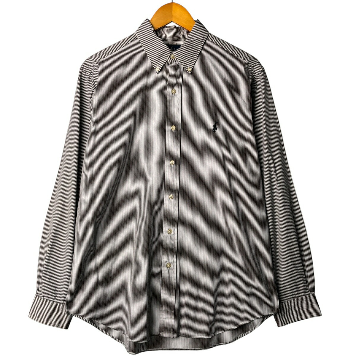 古着 ラルフローレン Ralph Lauren CLASSIC FIT 長袖 ボタンダウンストライプシャツ メンズL相当 /eaa565599 【中古】 【250731】 【SS2603_10】