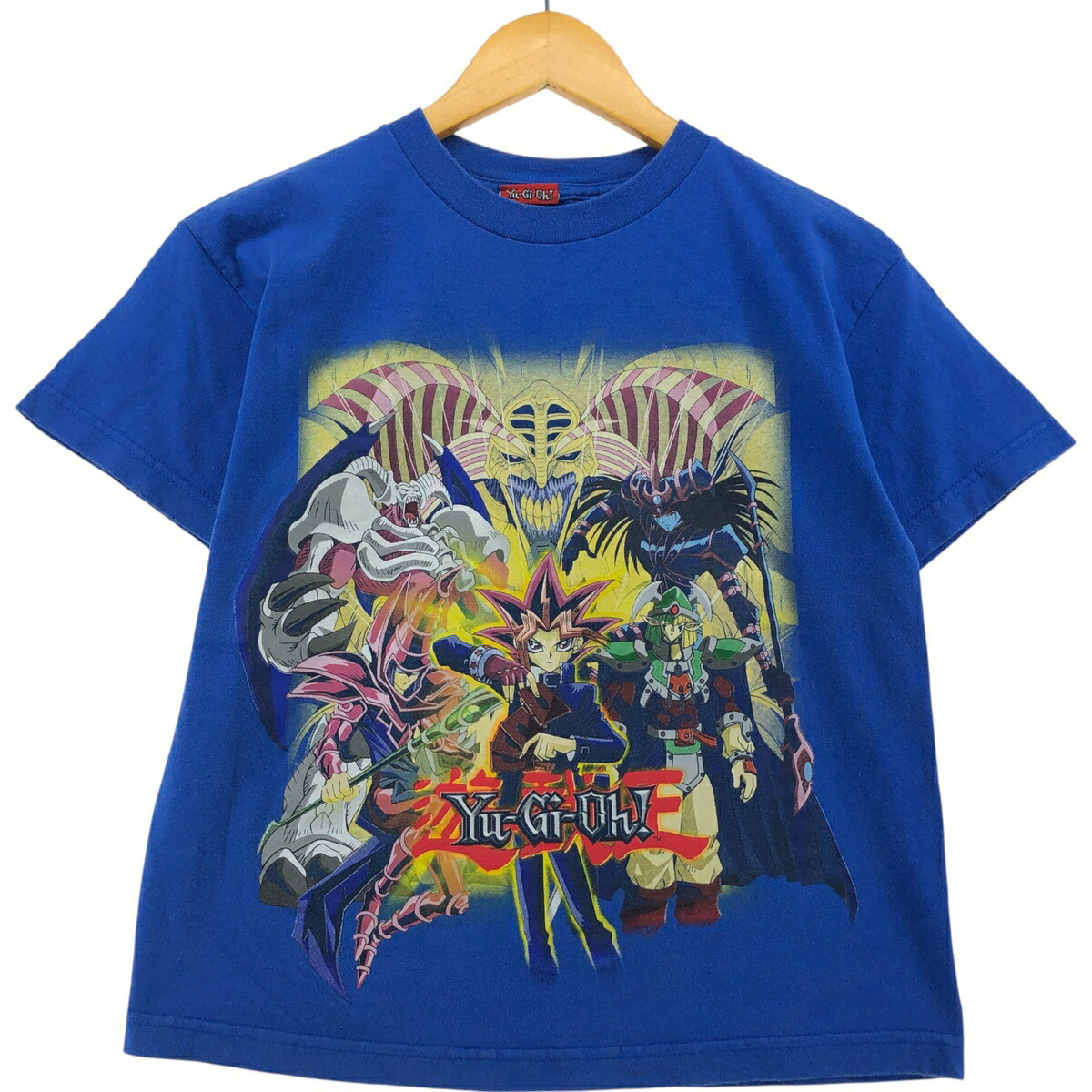 遊戯王 90s ヴィンテージTシャツ 状態良 当時物 三幻神 古着 90年代 遊戯王 三幻神 アニメ キャラクタープリントTシャツ