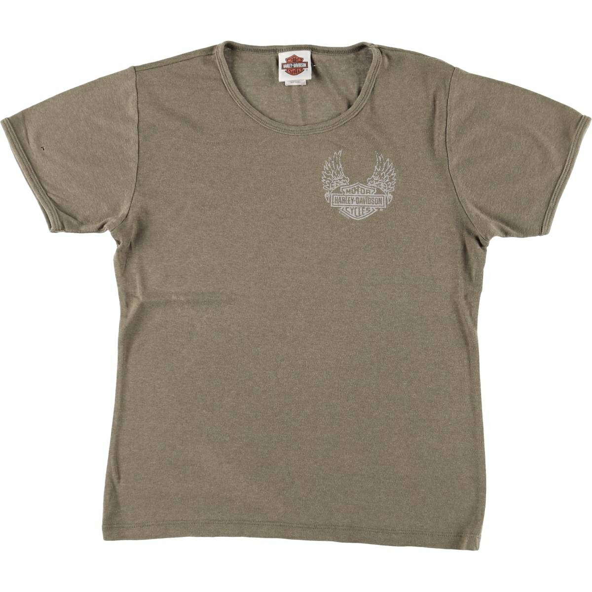 古着 00'S ハーレーダビッドソン Harley-Davidson モーターサイクル バイクTシャツ レディースL相当 /eaa566002 【中古】 【250712】 【ADEL/アデル】 【SS2603_50】