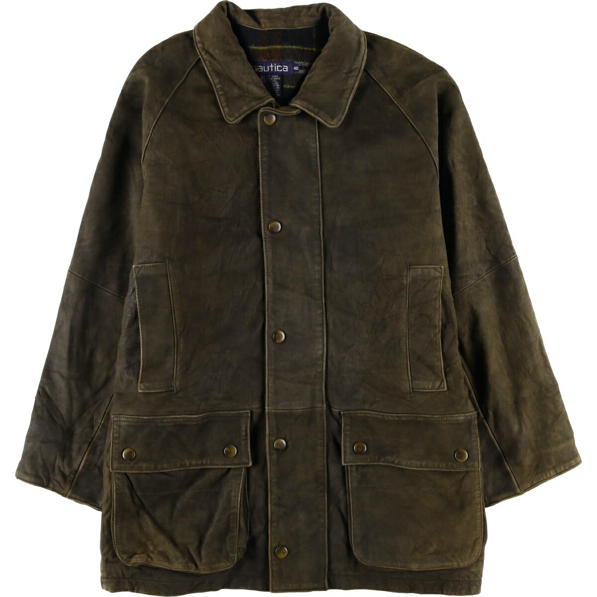 楽天市場】90s ヴィンテージ ノーティカ NAUTICA 襟レザー