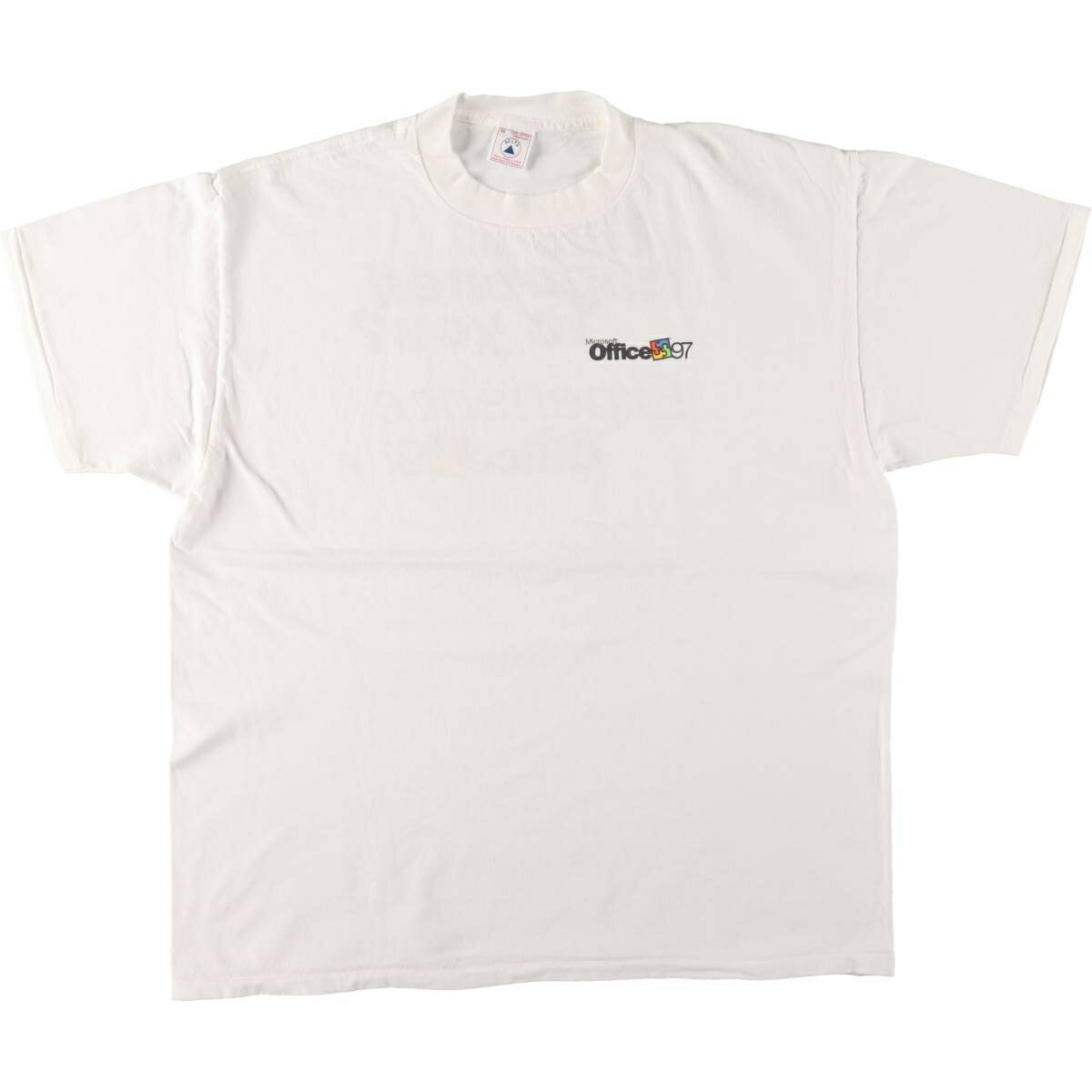古着 90'S デルタ DELTA Microsoft マイクロソフト アドバタイジングTシャツ USA製 メンズXL相当 ヴィンテージ /eaa566749 【中古】 【250718】