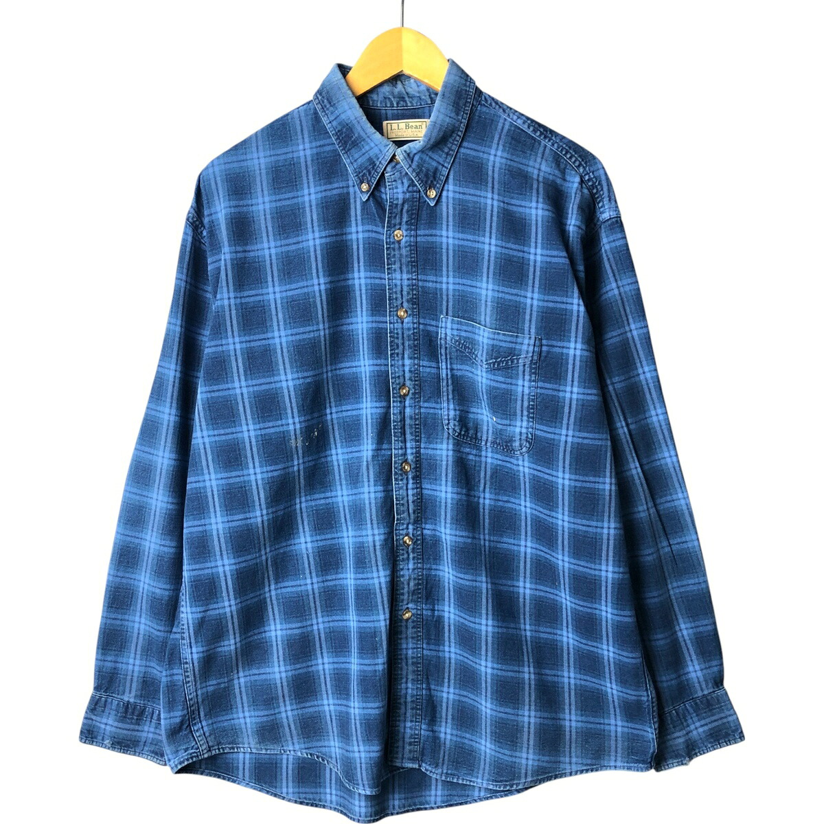 古着 80'S エルエルビーン L.L.Bean MAINE 長袖 ボタンダウンチェックシャツ メンズL相当 ヴィンテージ /eaa566958 【中古】 【250719】 【SS2603_30】