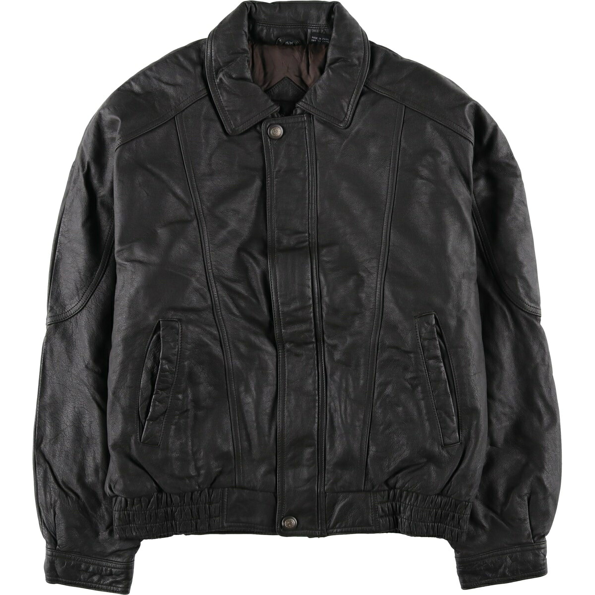 古着 MOORES 中綿入り レザーブルゾンタイプ メンズM相当 /eaa567336 【中古】 【260107】