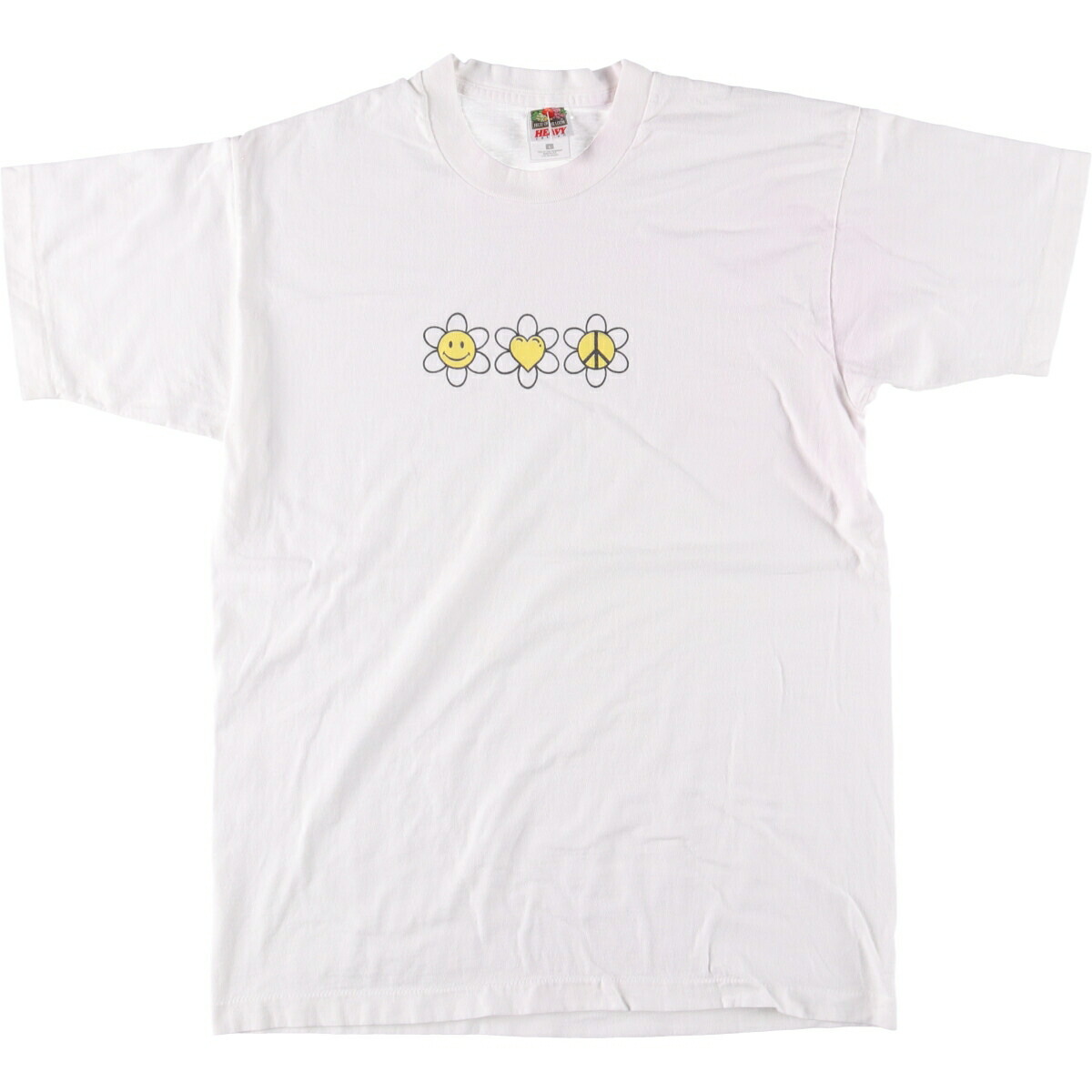 古着 90'S フルーツオブザルーム FRUIT OF THE LOOM HEAVY cotton プリントTシャツ USA製 メンズL相当 ヴィンテージ /eaa567526 【中古】 【250803】 【SS2603_30】