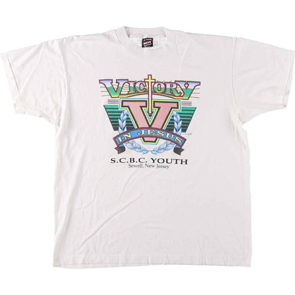 古着 90'S フルーツオブザルーム FRUIT OF THE LOOM BEST プリントTシャツ USA製 メンズXL相当 ヴィンテージ /eaa567532 【中古】 【250806】 【SS2603_30】