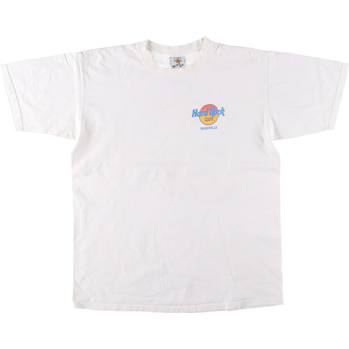 古着 HARD ROCK CAFE ハードロックカフェ アドバタイジングTシャツ USA製 メンズXL相当 /eaa567555 【中古】 【250719】