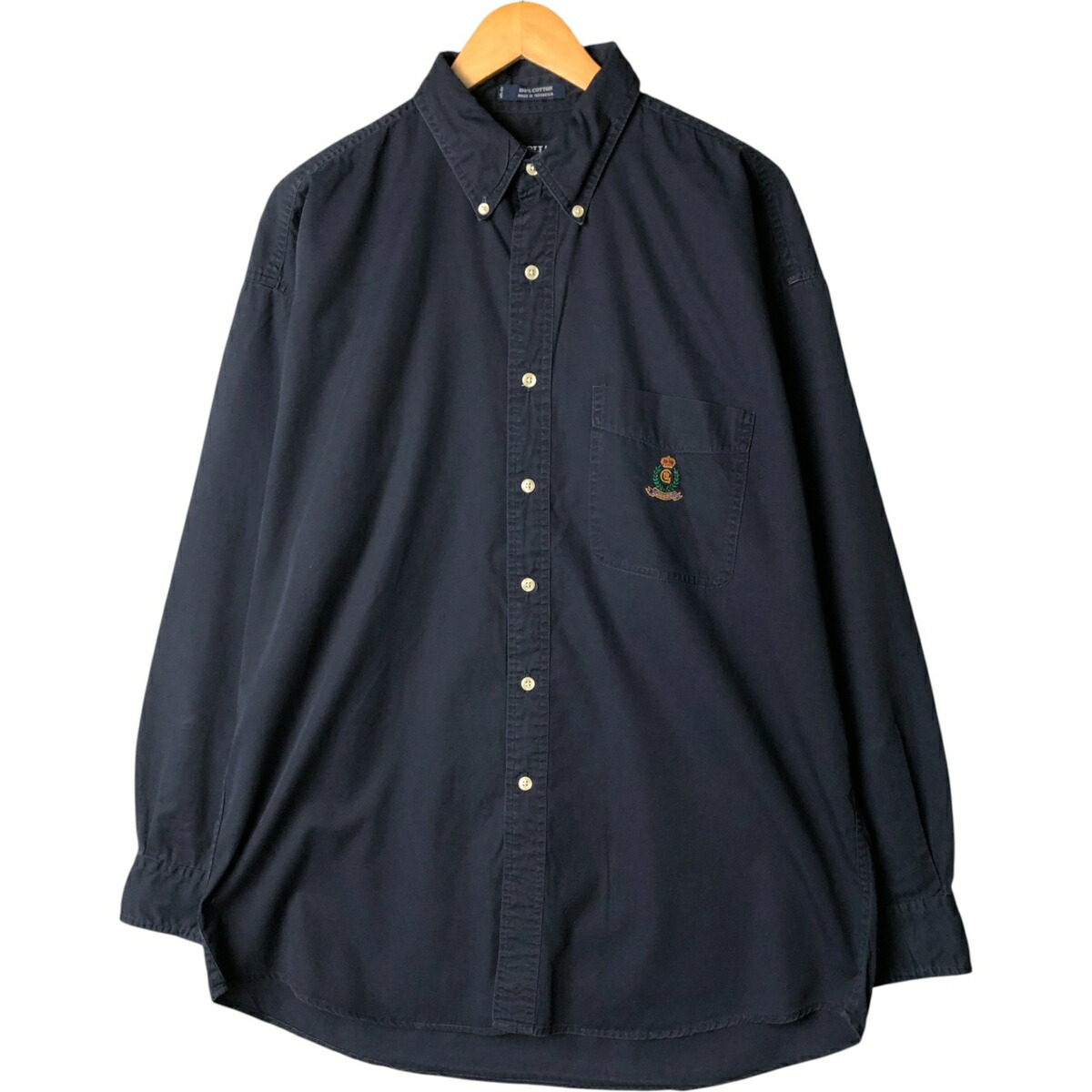 古着 90'S ラルフローレン Ralph Lauren CHAPS チャップス 長袖 ボタンダウンシャツ メンズL相当 ヴィンテージ /eaa567993 【中古】 【250719】 【SS2603_10】