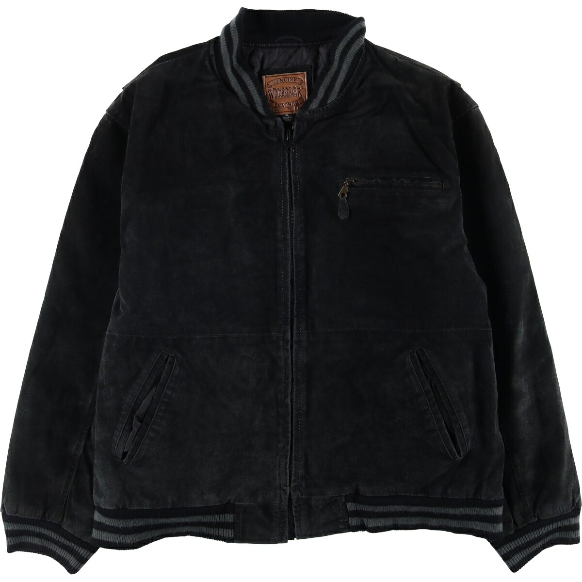 古着 WINDBREAKER 中綿入り スエードレザーブルゾン メンズXL相当 /eaa568220 【中古】 【251119】 【SS2603_10】