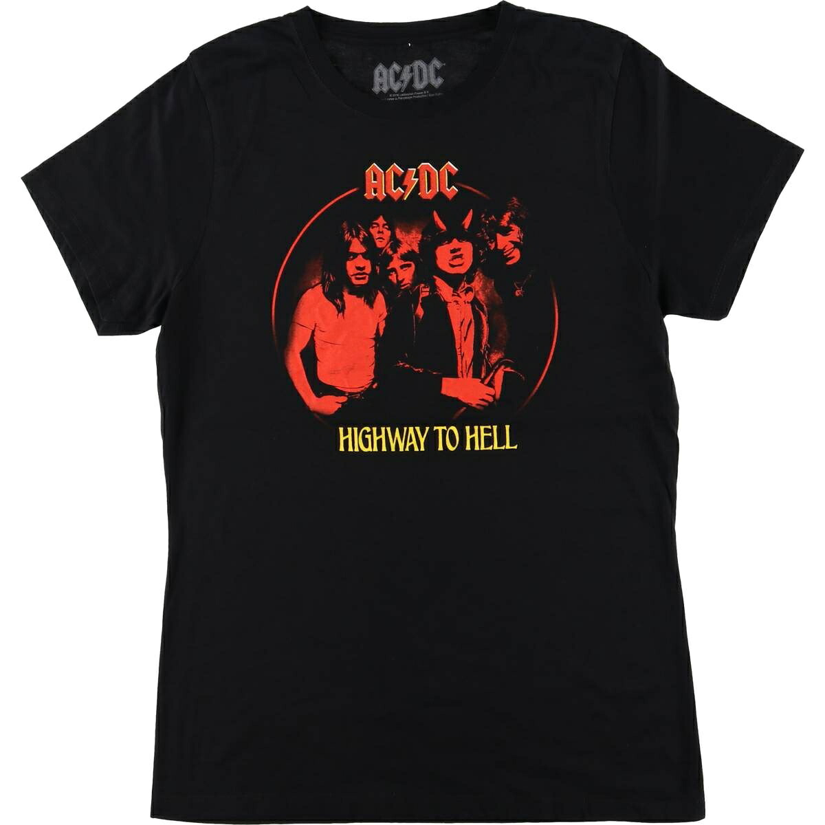 古着 AC/DC エーシーディーシー バンドTシャツ バンT レディースXL相当 /eaa568287 【中古】 【250725】 【Elulu/エルル】 【SS2603_50】