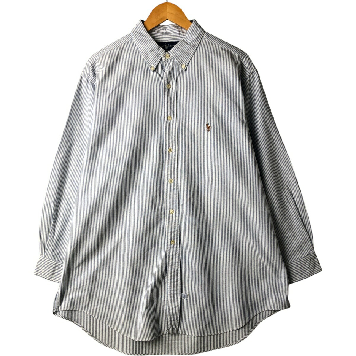 古着 ラルフローレン Ralph Lauren 長袖 ボタンダウンストライプシャツ メンズXL相当 /eaa568437 【中古】 【250720】 【SS2603_10】