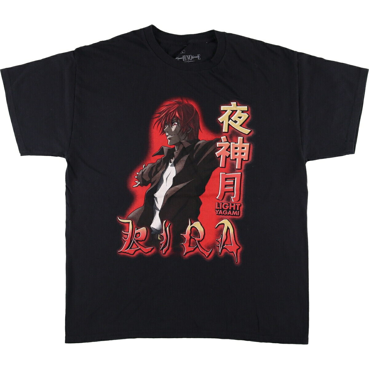 古着 DEATH NOTE デスノート アニメ キャラクタープリントTシャツ メンズL相当 /eaa568640 【中古】 【250801】