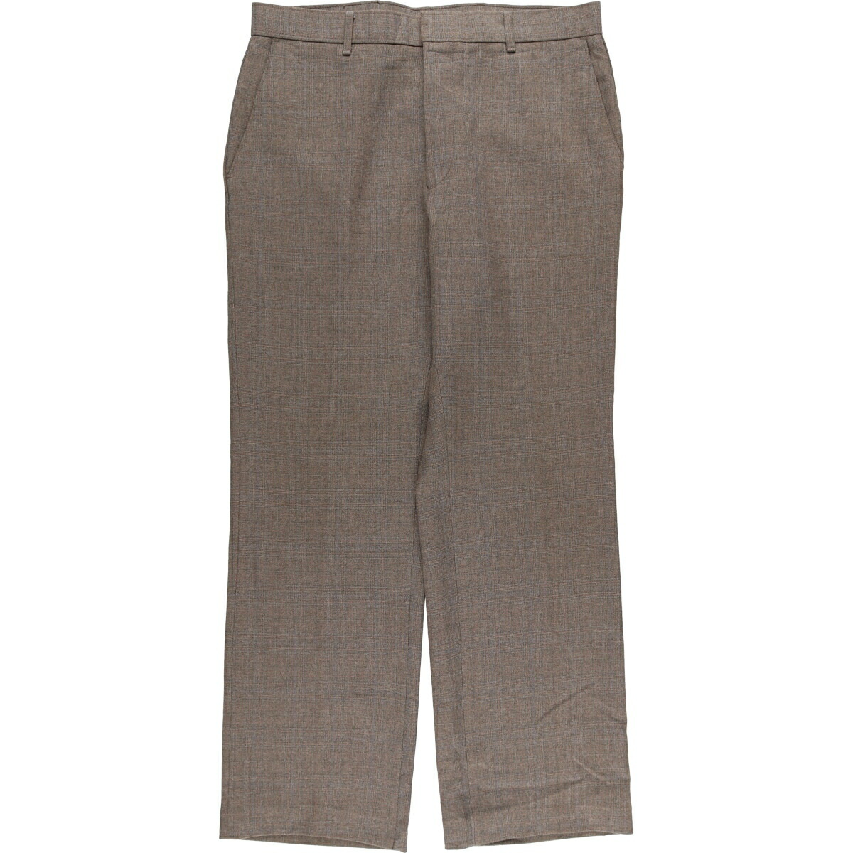 古着 80'S リーバイス Levi's ACTION SLACKS チェック柄 スラックスパンツ メンズw34相当 ヴィンテージ /eaa569122 【中古】 【251111】 ブラウン系 春夏秋冬