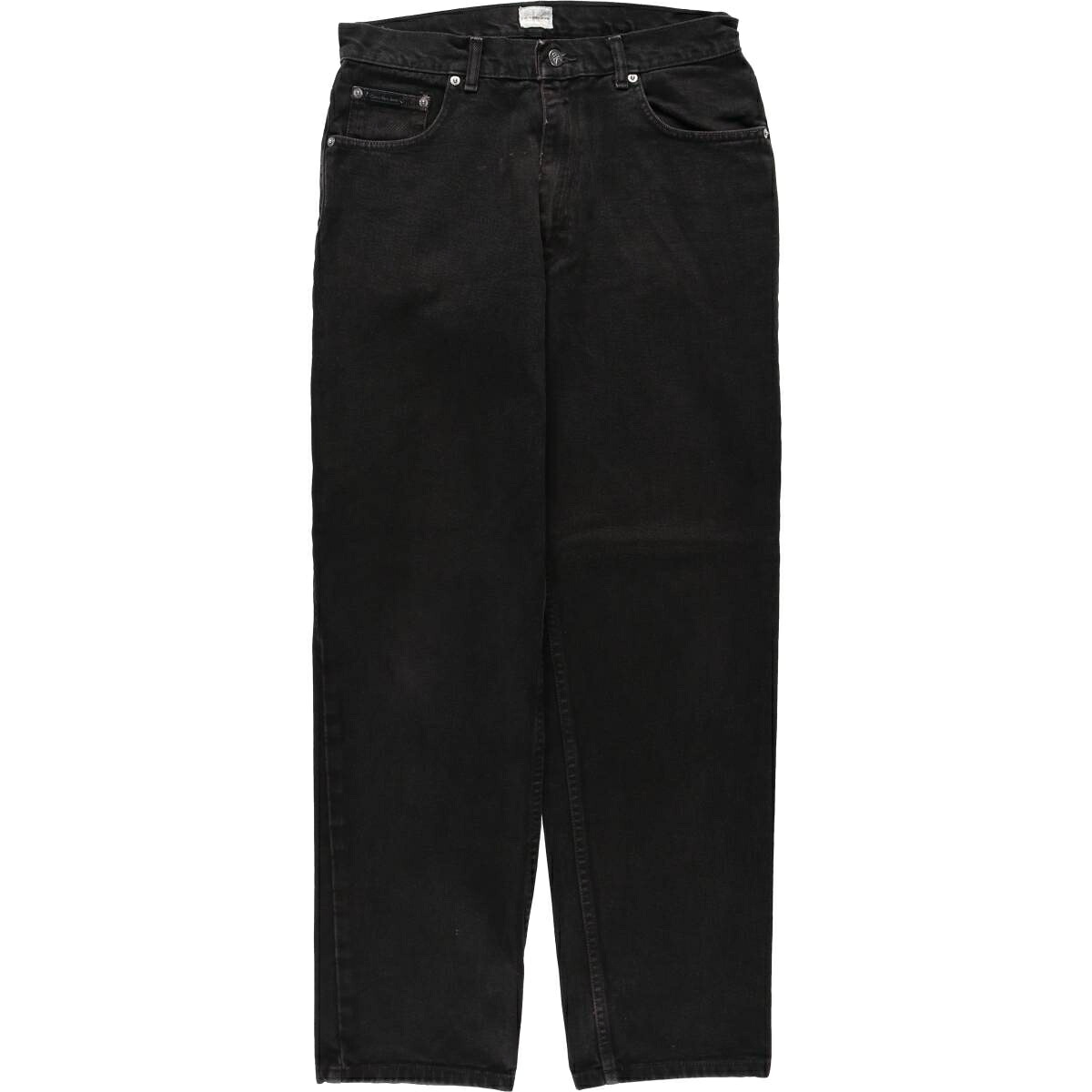 古着 90~00'S カルバンクライン Calvin klein JEANS ブラックデニム テーパードデニムパンツ メンズw32相当 ヴィンテージ /eaa569755 【中古】 【260403】｜古着屋JAM