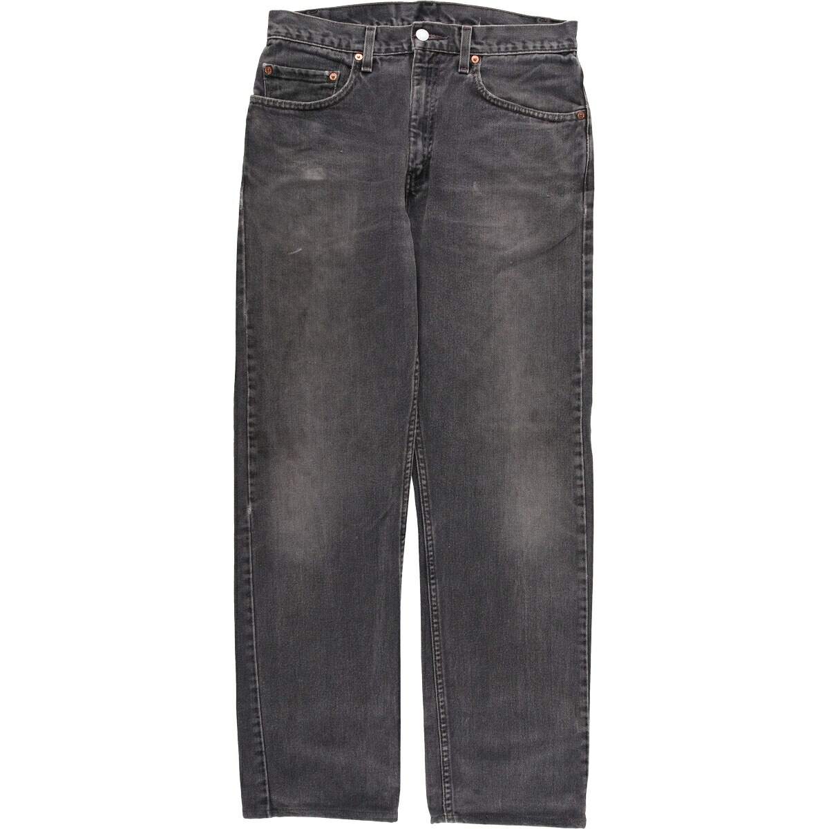 古着 00'S リーバイス Levi's 505 REGULAR FIT STRAIGHT LEG ブラックデニム テーパードデニムパンツ メンズw32相当 /eaa570475 【中古】 【250725】 【SS2603_30】