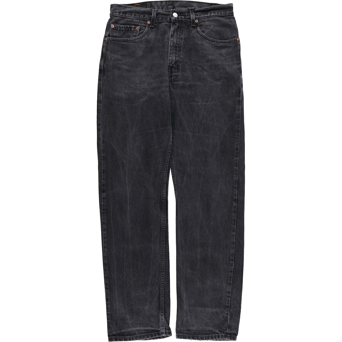 古着 00'S リーバイス Levi's 505 REGULAR FIT STRAIGHT LEG ブラックデニム テーパードデニムパンツ メンズw32相当 /eaa570485 【中古】 【250725】 【SS2606_30|古着屋JAM
