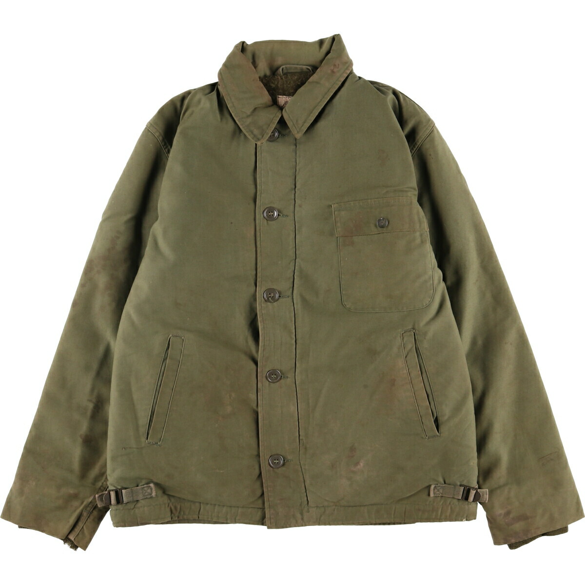 A-1 デッキジャケット/ヴィンテージ/ミリタリー 楽天市場】50年代 米軍実品 U.S.NAVY A-1 初期型 ミリタリー