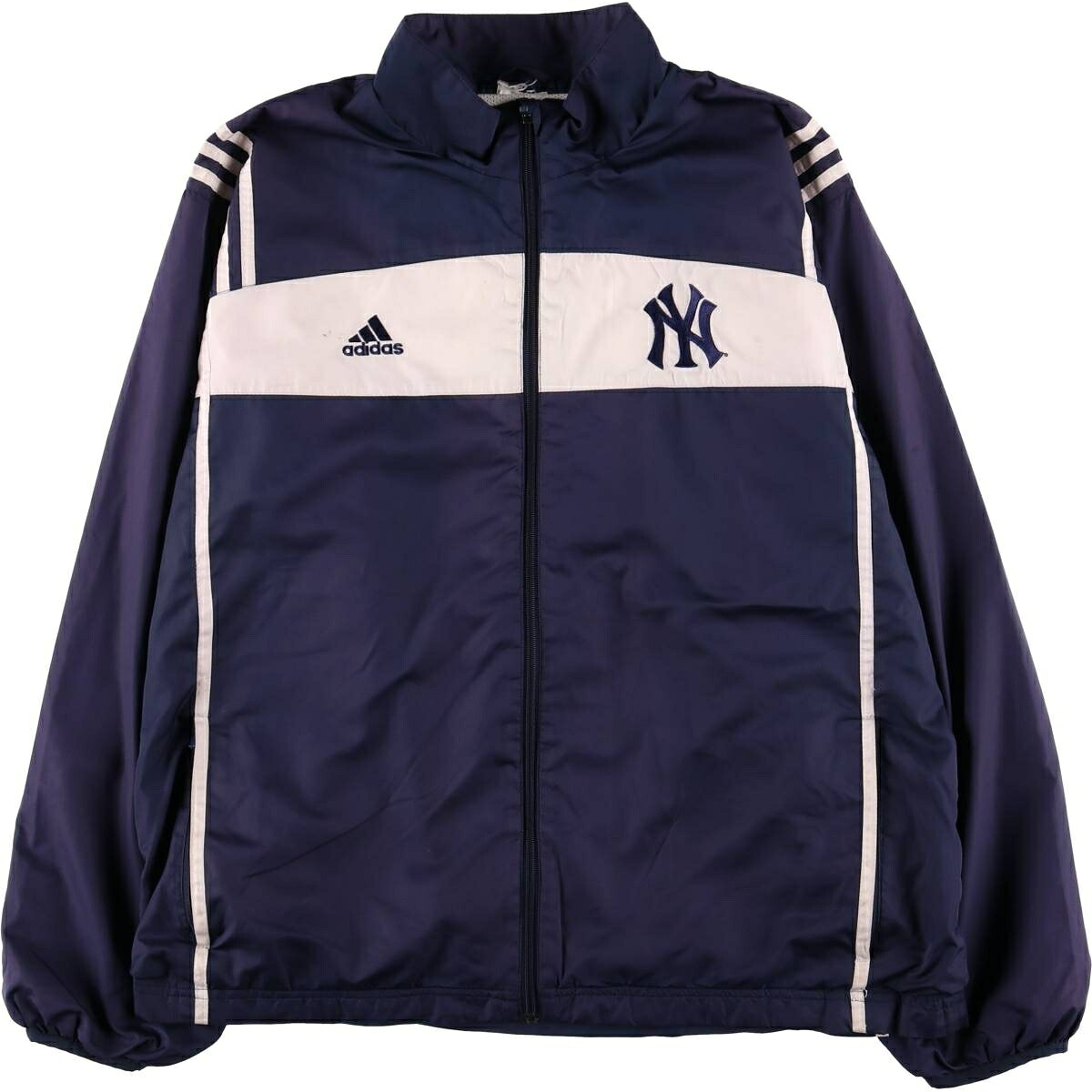 古着 アディダス adidas MLB NEW YORK YANKEES ニューヨークヤンキース ウインドブレーカー メンズXL相当 /eaa570563 【中古】 【250731】 【SS2603_10】