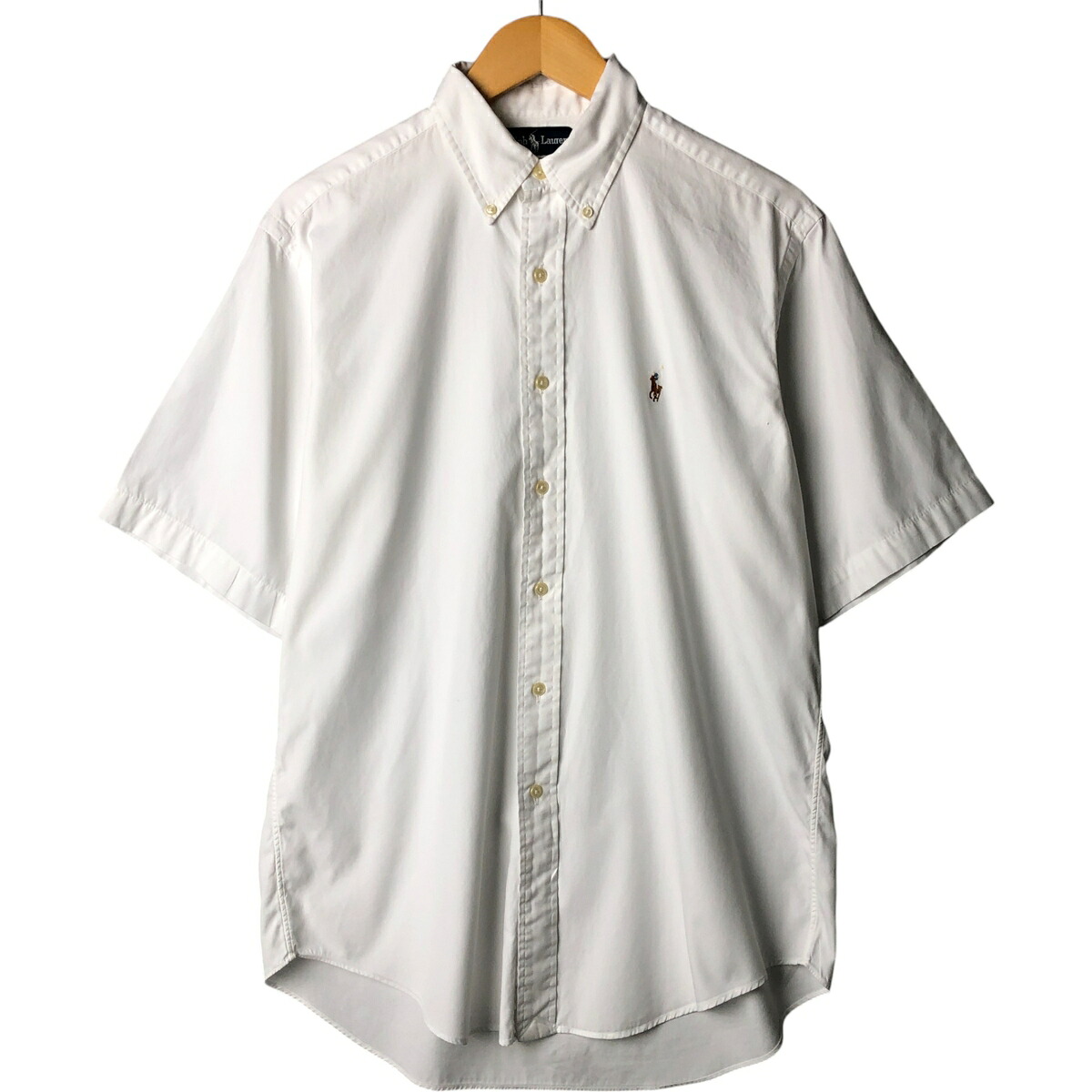 古着 ラルフローレン Ralph Lauren YARMOUTH 半袖 ボタンダウンシャツ メンズM相当 /eaa570849 【中古】 【250723】