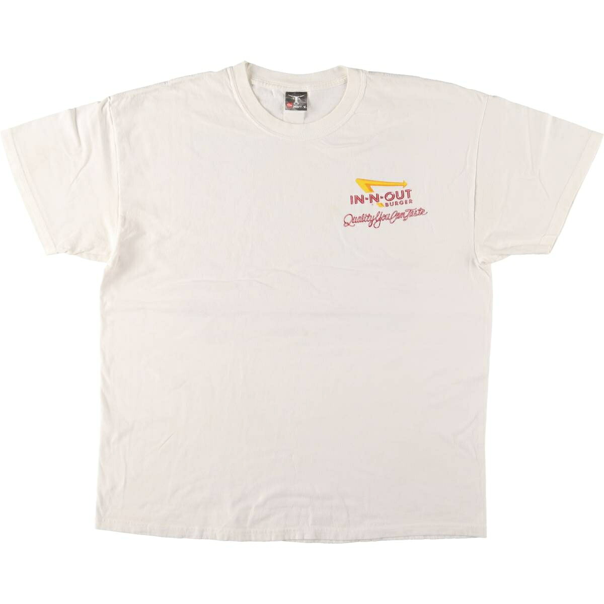 古着 ヘインズ Hanes In-N-Out Burger イン アンド アウト バーガー アドバタイジングTシャツ メンズL相当 /eaa571060 【中古】 【250808】