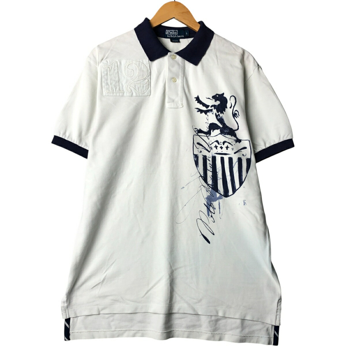 古着 ラルフローレン Ralph Lauren POLO by Ralph Lauren 半袖 ポロシャツ メンズL相当 /eaa571191 【中古】 【250802】