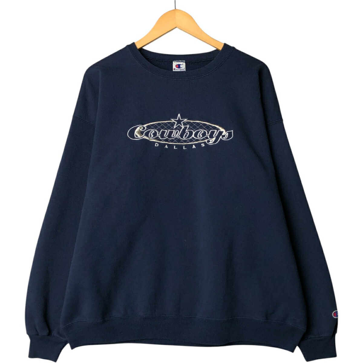 古着 90'S チャンピオン Champion AUTHENTIC ATHLETICAPPAREL NFL DALLAS COWBOYS ダラスカウボーイズ スウェットシャツ トレーナー メンズXL相当 ヴィンテージ /eaa571296 【中古】 【250815】 【SS2603_10】