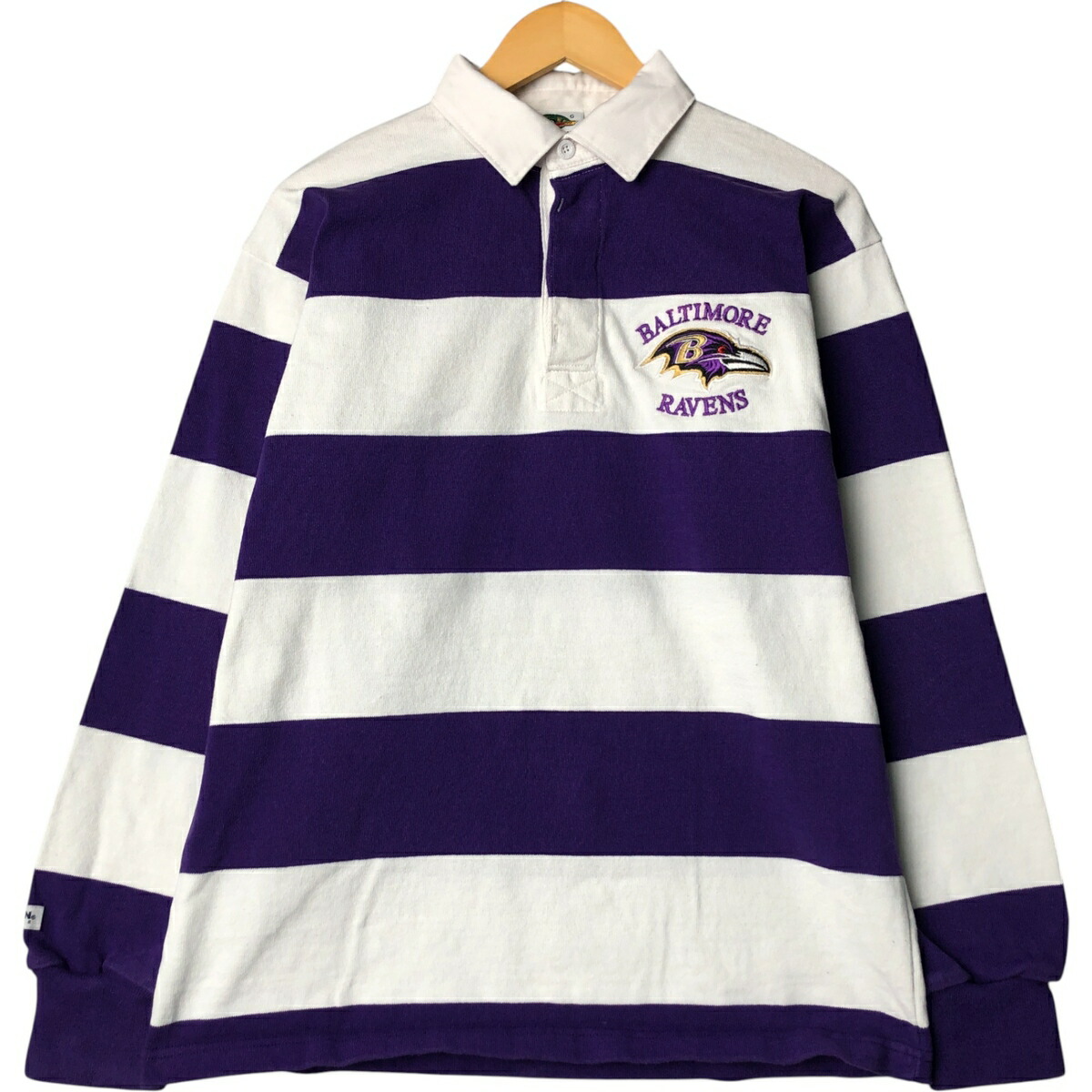 楽天市場】バーバリアン BARBARIAN ボーダー柄 長袖 ラガーシャツ