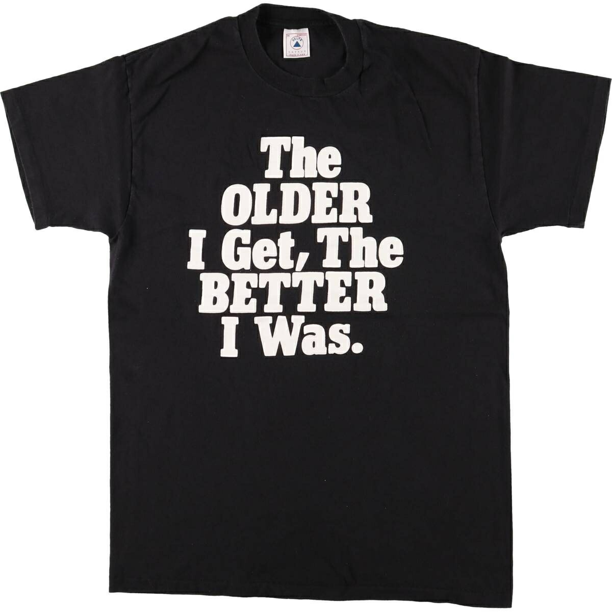 古着 90'S デルタ DELTA メッセージプリントTシャツ USA製 メンズM相当 ヴィンテージ /eaa571722 【中古】 【250727】 【SS2603_30】