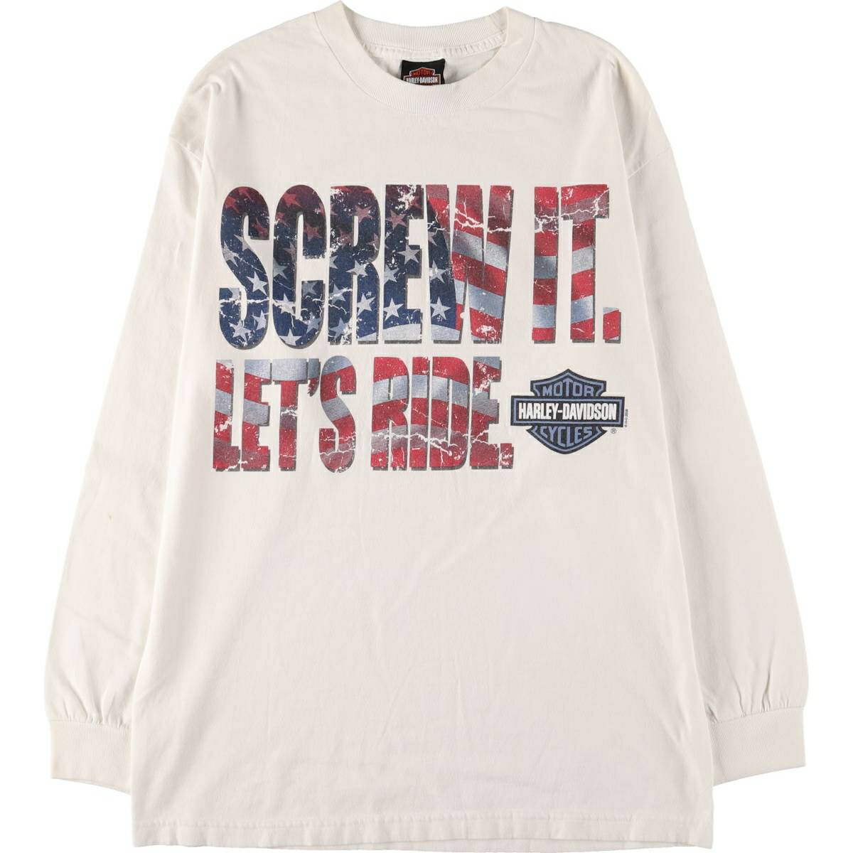古着 00'S ハーレーダビッドソン Harley-Davidson プリント ロングTシャツ ロンT レディースL相当 /eaa571965 【中古】 【250808】 【Elulu/エルル】 【SS2603_10】