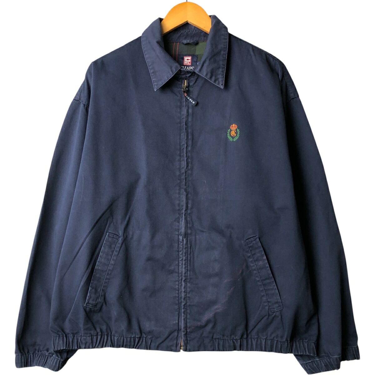 古着 90'S ラルフローレン Ralph Lauren CHAPS チャップス スイングトップ スポーツジャケット メンズL相当 ヴィンテージ /eaa572131 【中古】 【250801】 【SS2603_10】