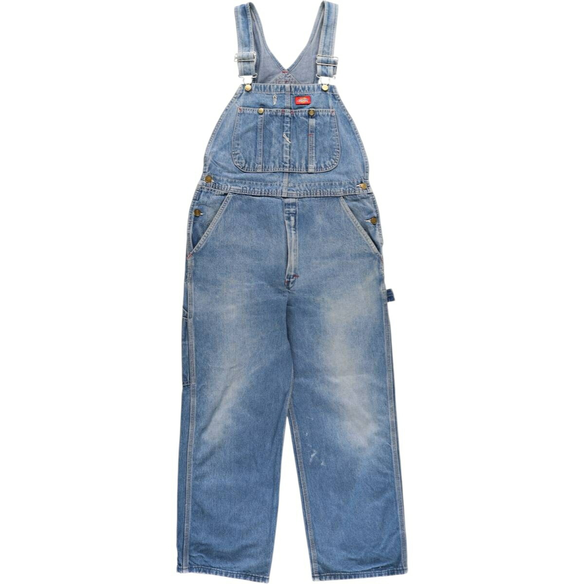 古着 90'S ディッキーズ Dickies デニムオーバーオール メンズw35相当 ヴィンテージ /eaa572454 【中古】 【250808】 【SS2603_10】