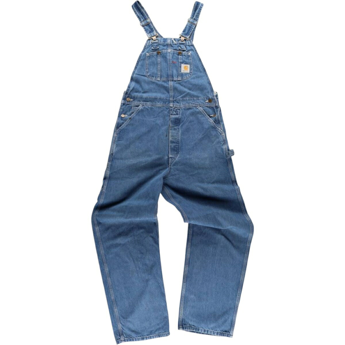 古着 00'S カーハート Carhartt デニムオーバーオール USA製 メンズw36相当 /eaa572455 【中古】 【250808】 【SS2603_10】
