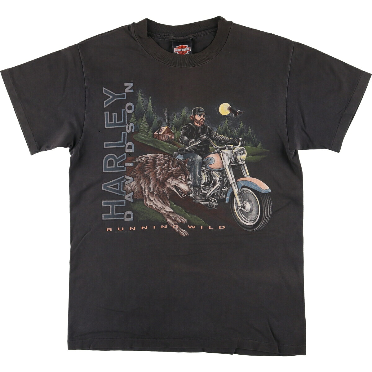 古着 90'S ハーレーダビッドソン Harley-Davidson モーターサイクル バイクTシャツ USA製 メンズM相当 ヴィンテージ /eaa572899 【中古】 【250809】