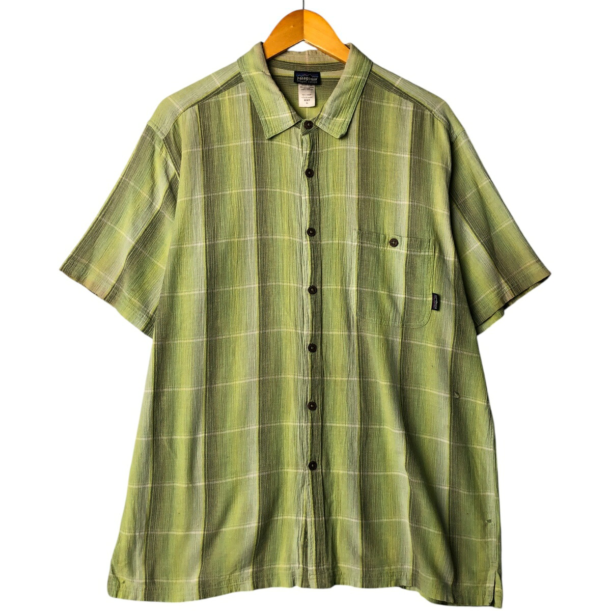 古着 パタゴニア Patagonia ORGANIC COTTON オーガニックコットン 半袖 コットン チェックシャツ メンズXL相当 /eaa572983 【中古】 【250802】