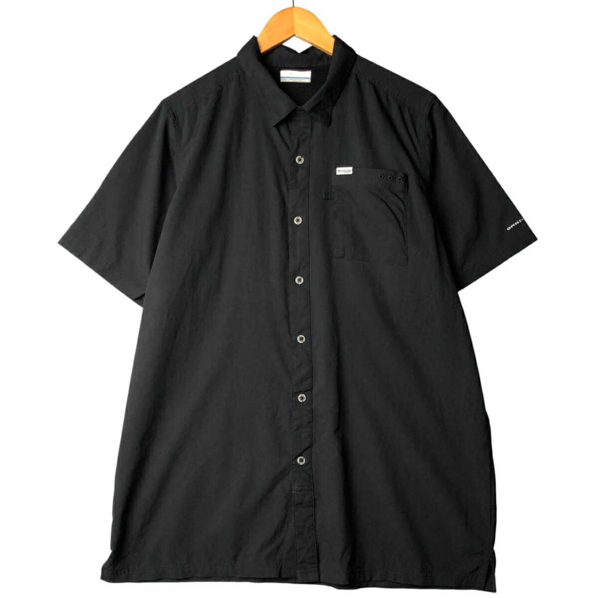 古着 コロンビア Columbia PFG OMNI-SHADE オムニシェイド 隠しボタンダウン 半袖 フィッシングシャツ メンズL相当 /eaa573203 【中古】 【250809】 4,301円
