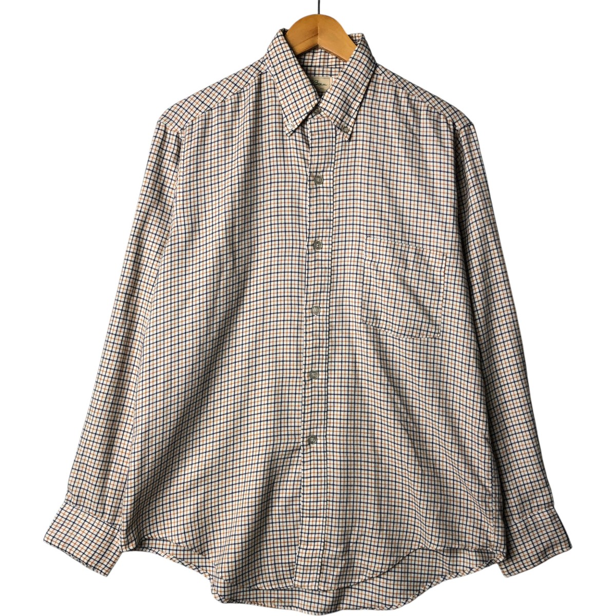 古着 60~70'S エルエルビーン L.L.Bean 長袖 ボタンダウンチェックシャツ メンズM相当 ヴィンテージ /eaa573700 【中古】 【250808】 【SS2603_10】