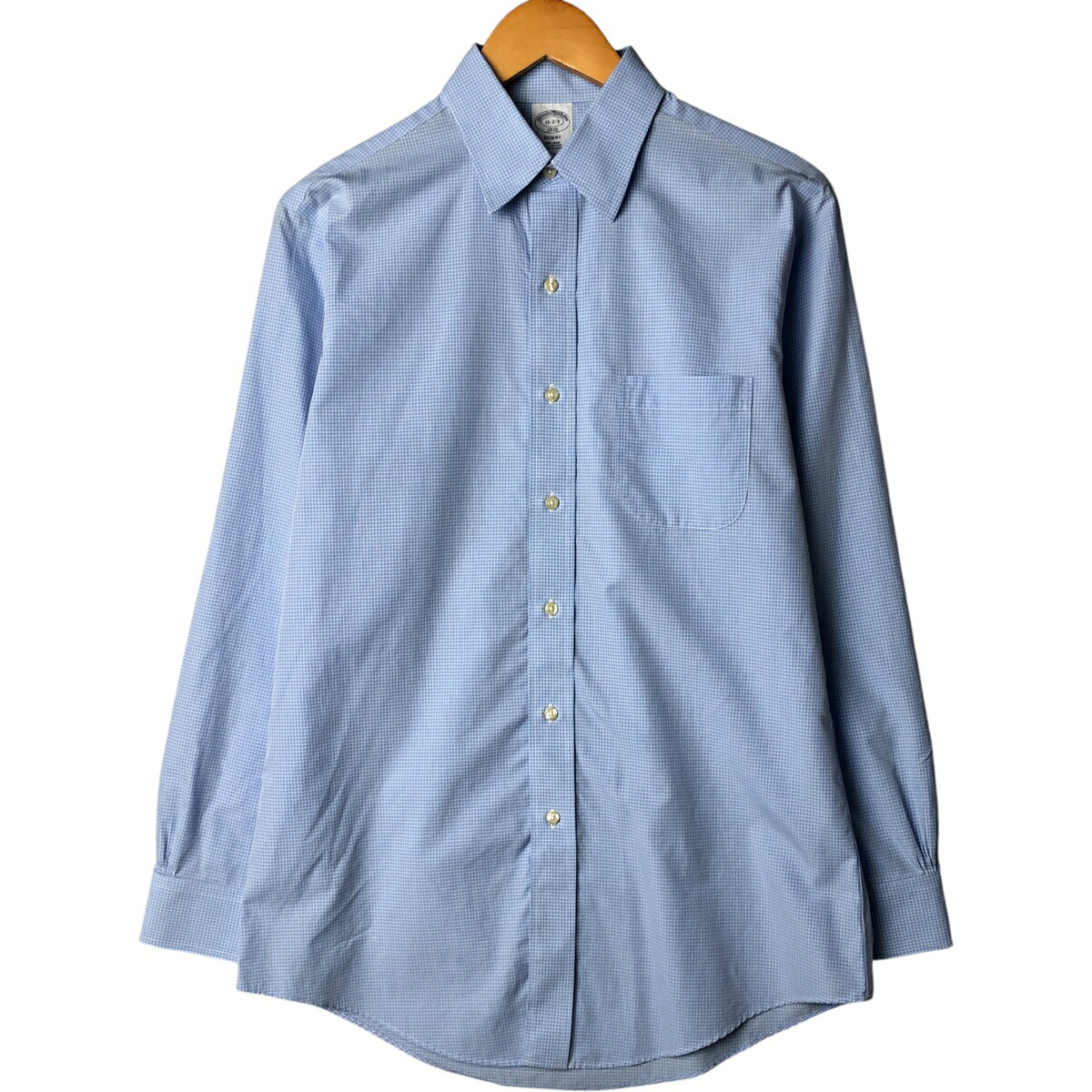 古着 ブルックスブラザーズ Brooks Brothers 1818 長袖 コットンチェックシャツ メンズM相当 /eaa574214 【中古】 【250816】 【SS2603_10】