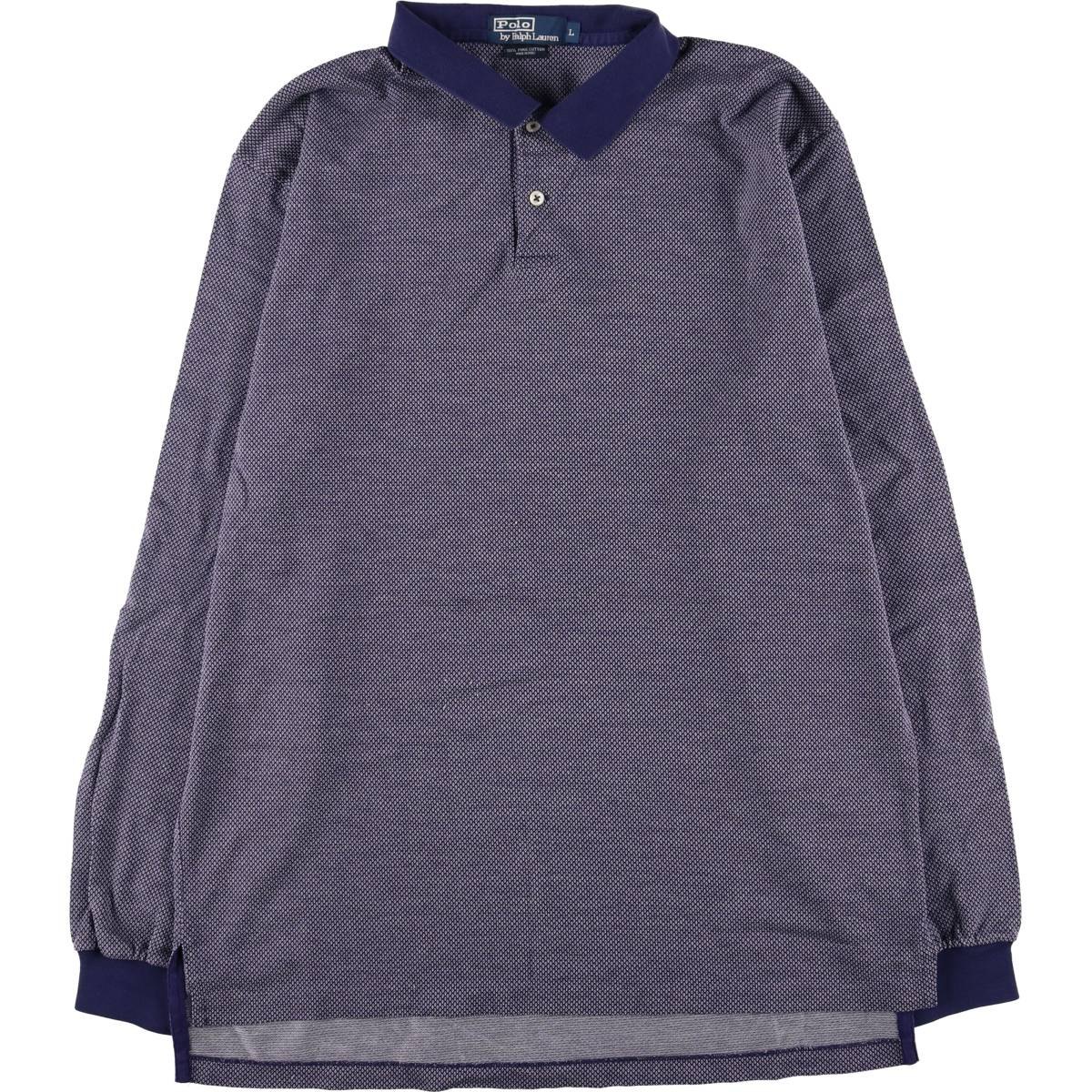 古着 ラルフローレン Ralph Lauren POLO by Ralph Lauren 総柄 長袖 ポロシャツ メンズL相当 /eaa574301 【中古】 【250816】 【SS2603_10】