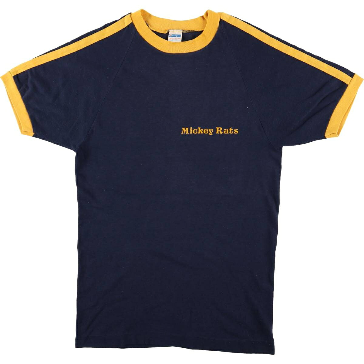 古着 70'S チャンピオン Champion バータグ リンガーTシャツ USA製 レディースM相当 ヴィンテージ /eaa574331 【中古】 【250810】 【ADEL/アデル】
