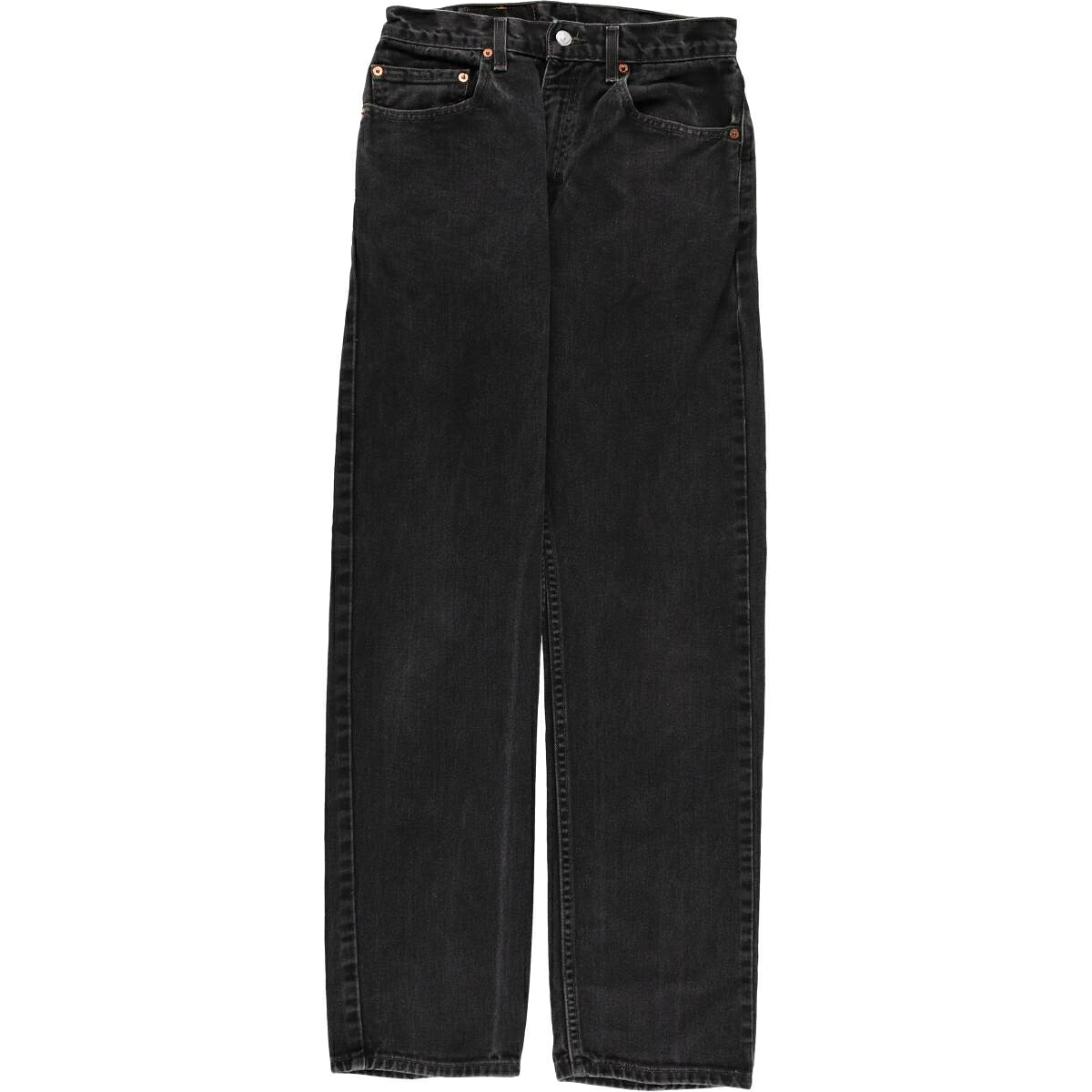 古着 00'S リーバイス Levi's 505 REGULAR FIT STRAIGHT LEG 505-0260 ブラックデニム テーパードデニムパンツ メンズw30相当 /eaa574996 【中古】 【250816】 【SS2603_10】
