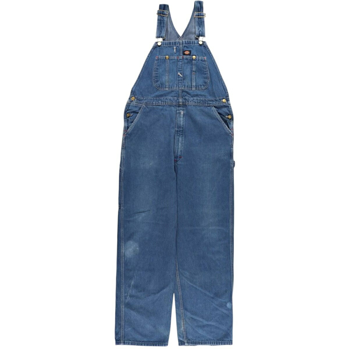 古着 ディッキーズ Dickies デニムオーバーオール メンズw37相当 /eaa575691 【中古】 【250905】 【SS2603_10】